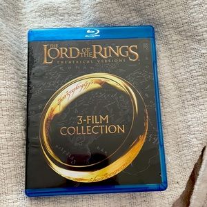 LOTR blue ray theatrical version. All 3 movies. Brand new still in plastic wrap.